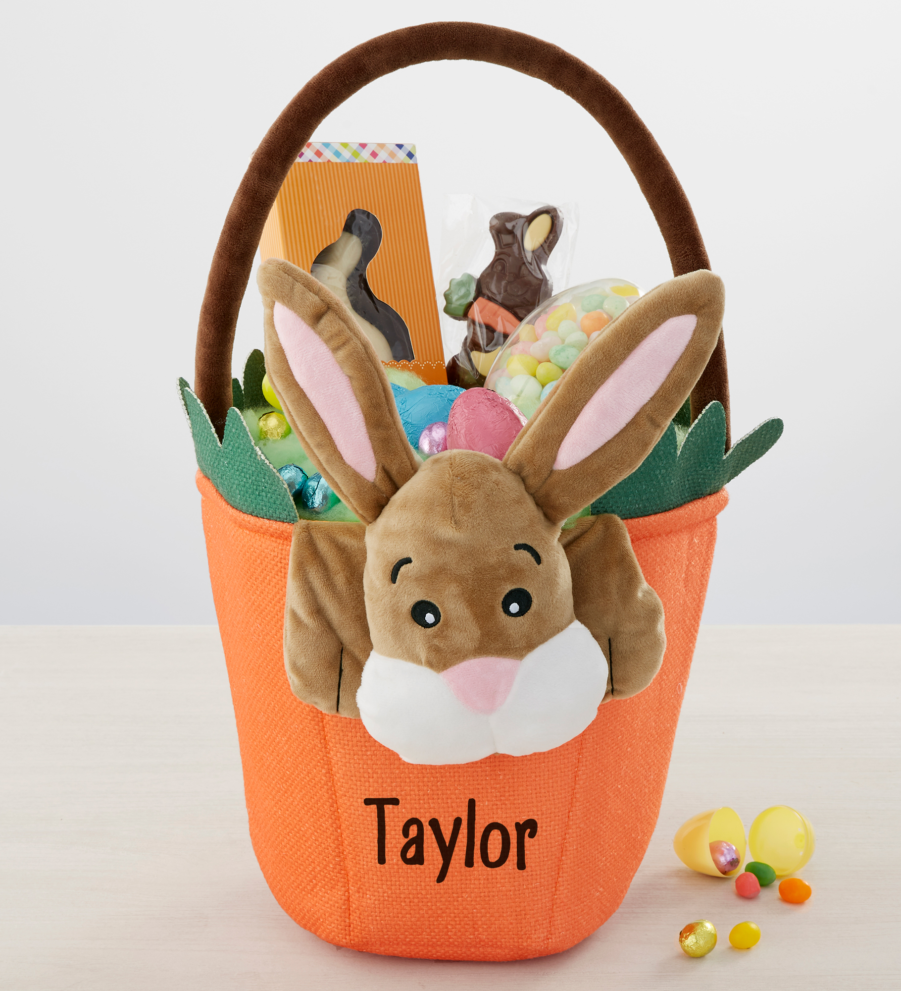 Bunny & Carrot Personalized Easter Basket